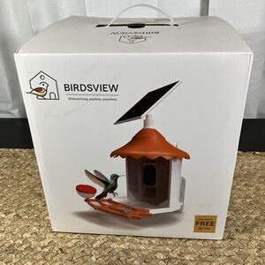 Birdsview AI Smart Camera‎ Humming Bird Feeder New Blue